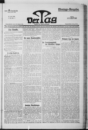 Der Tag vom 12.07.1909