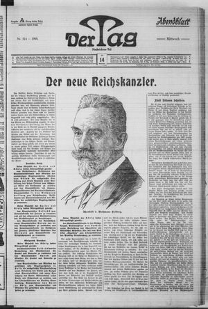 Der Tag vom 14.07.1909