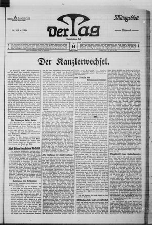 Der Tag vom 14.07.1909