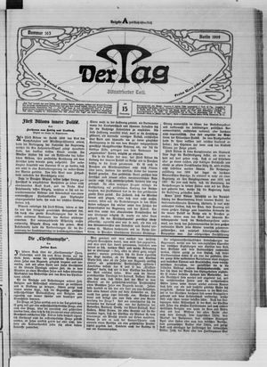 Der Tag vom 15.07.1909