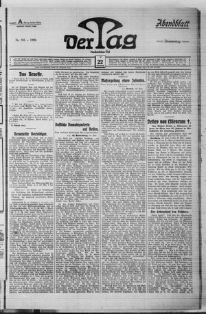 Der Tag vom 22.07.1909
