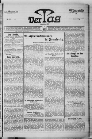 Der Tag vom 22.07.1909