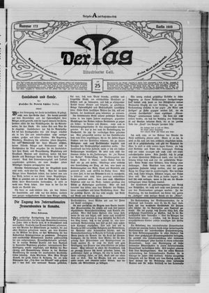 Der Tag vom 25.07.1909