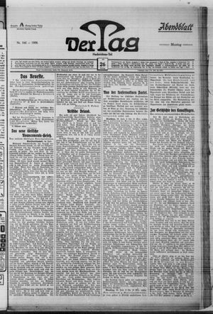 Der Tag vom 26.07.1909