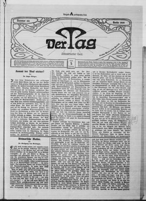 Der Tag vom 05.08.1909
