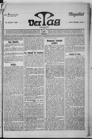 Der Tag vom 22.08.1909