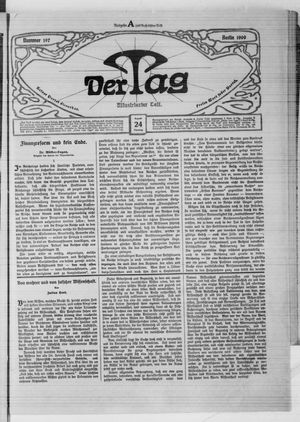 Der Tag vom 24.08.1909