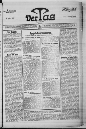 Der Tag vom 24.08.1909