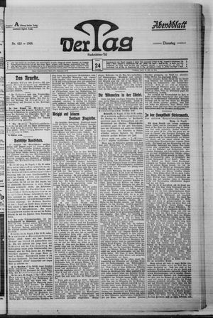 Der Tag vom 24.08.1909