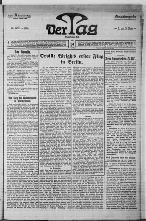 Der Tag vom 30.08.1909