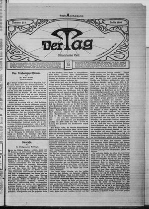 Der Tag vom 31.08.1909
