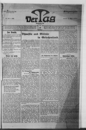Der Tag vom 31.08.1909