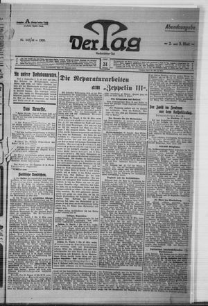 Der Tag vom 31.08.1909