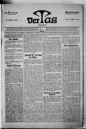 Der Tag vom 01.09.1909