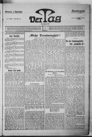 Der Tag vom 01.09.1909