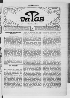 Der Tag vom 14.09.1909