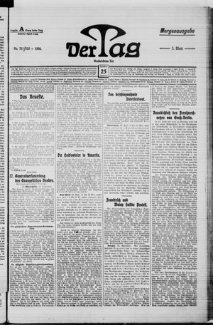 Der Tag vom 25.09.1909