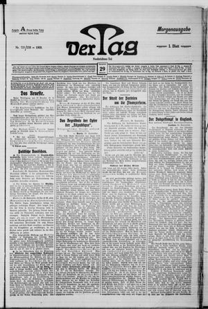 Der Tag vom 29.09.1909