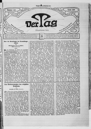 Der Tag vom 29.09.1909