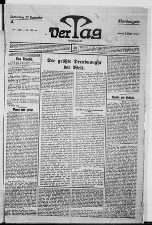 Der Tag vom 30.09.1909