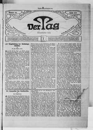 Der Tag vom 02.10.1909