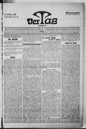 Der Tag vom 03.10.1909
