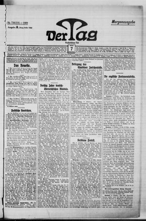 Der Tag vom 07.10.1909