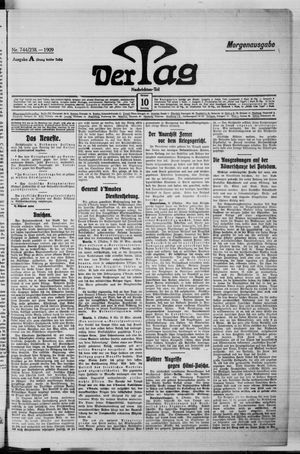 Der Tag vom 10.10.1909