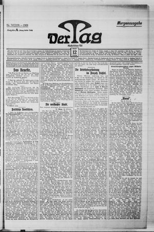Der Tag vom 12.10.1909