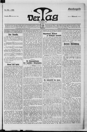 Der Tag vom 13.10.1909