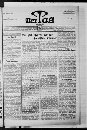 Der Tag vom 20.10.1909