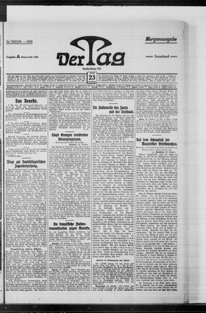 Der Tag vom 23.10.1909