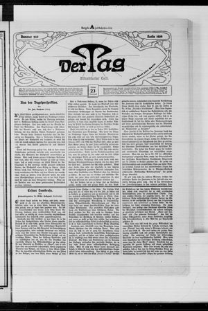 Der Tag vom 23.10.1909