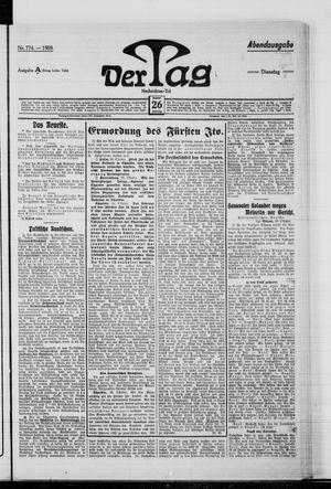 Der Tag vom 26.10.1909