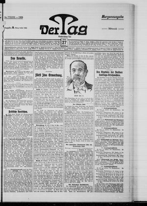 Der Tag vom 27.10.1909