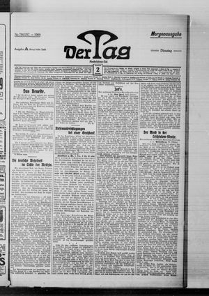 Der Tag vom 02.11.1909