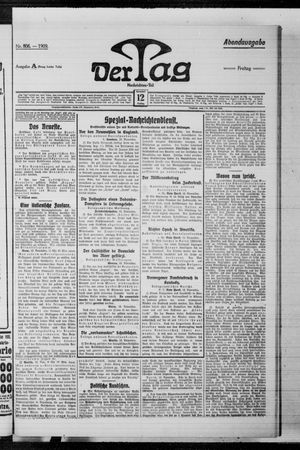 Der Tag vom 12.11.1909