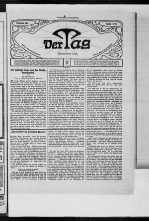 Der Tag vom 12.11.1909