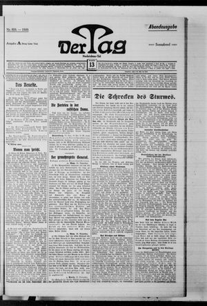 Der Tag vom 13.11.1909