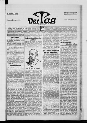 Der Tag vom 27.11.1909