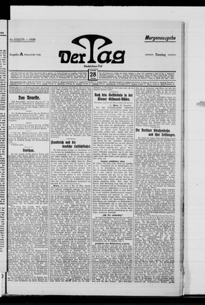 Der Tag vom 28.11.1909