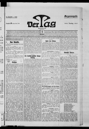 Der Tag vom 05.12.1909
