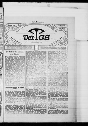 Der Tag vom 17.12.1909