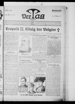 Der Tag vom 17.12.1909
