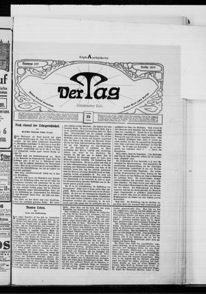 Der Tag vom 19.12.1909