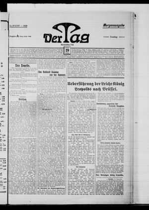 Der Tag vom 19.12.1909