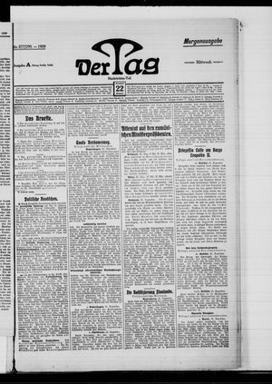 Der Tag on Dec 22, 1909