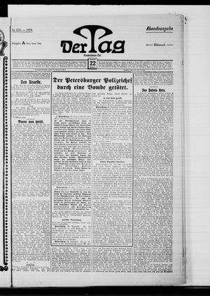 Der Tag on Dec 22, 1909