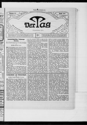 Der Tag vom 24.12.1909