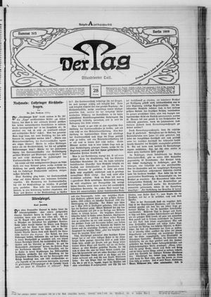Der Tag vom 28.12.1909